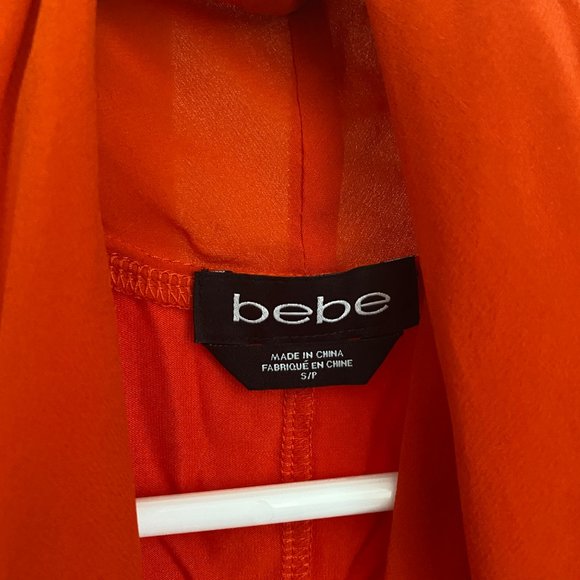 Bebe Red Bodysuit Size S/P - Picture 3 of 3